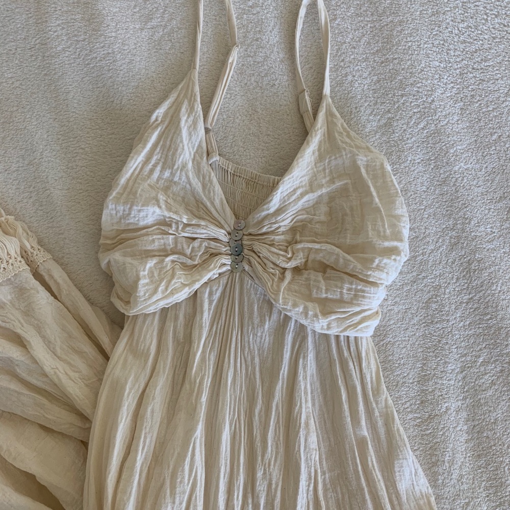 Off white maxi dress